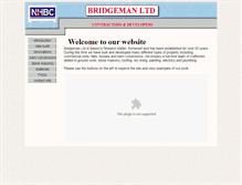 Tablet Screenshot of bridgeman-ltd.co.uk